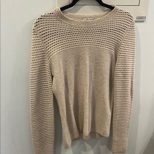 Autumn Cashmere Beige Knit Sweater